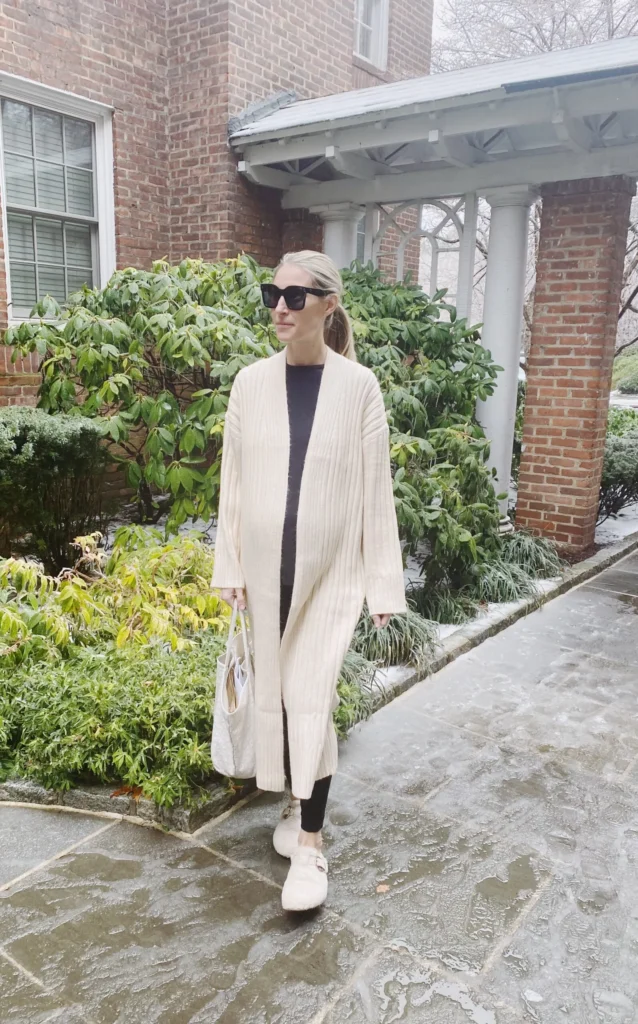 Cozy Long Cardigan and Leggings