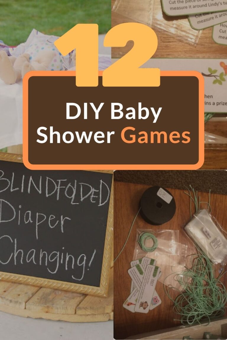 12 DIY Baby Shower Games