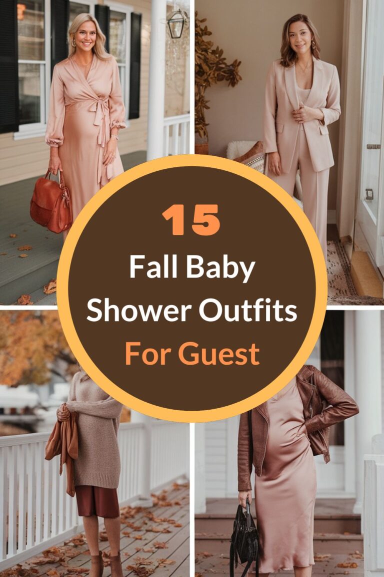 What to Wear to a Baby Shower: 15 Fall Baby Shower Outfit For Guest