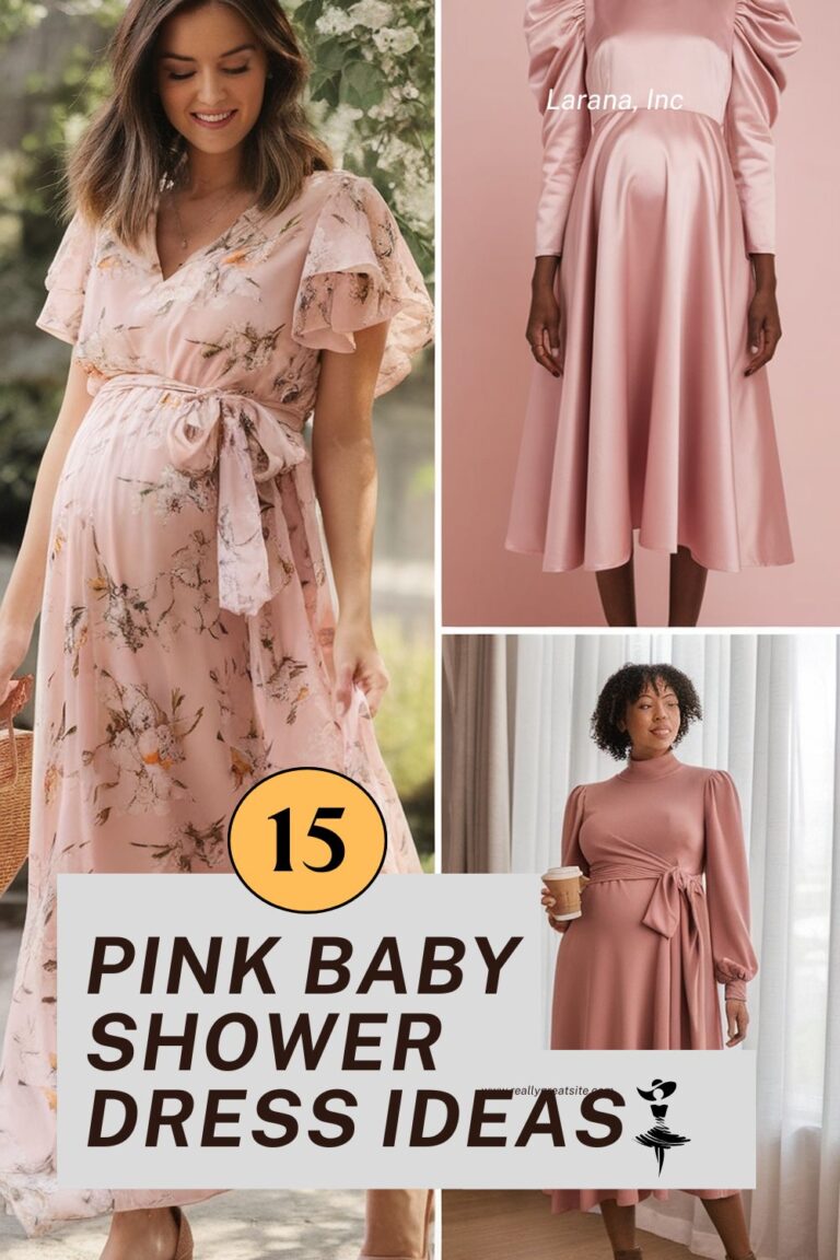 15 Pink Baby Shower Dress Ideas