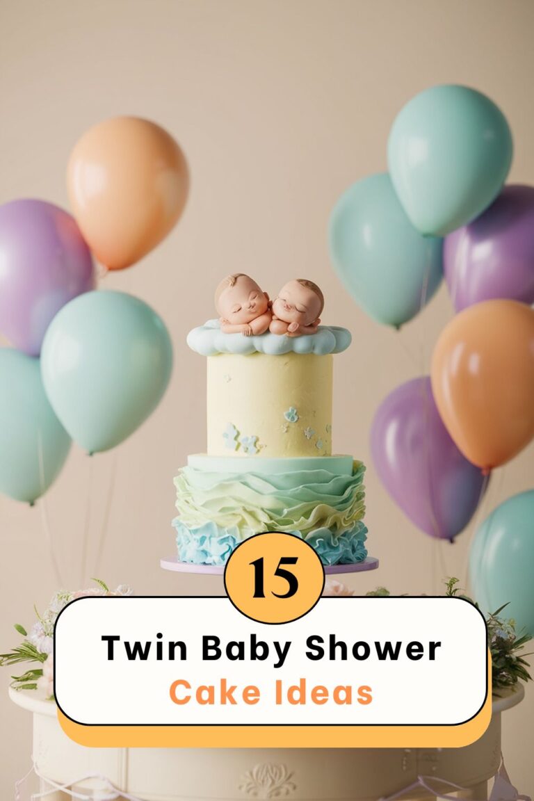 15 Twin Baby Shower Cake Ideas