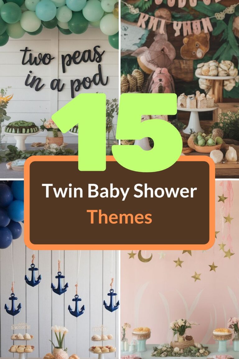 15 Twin Baby Shower Themes