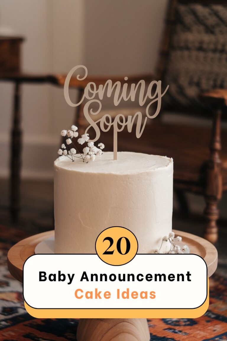 20 Baby Announcement Cake Ideas