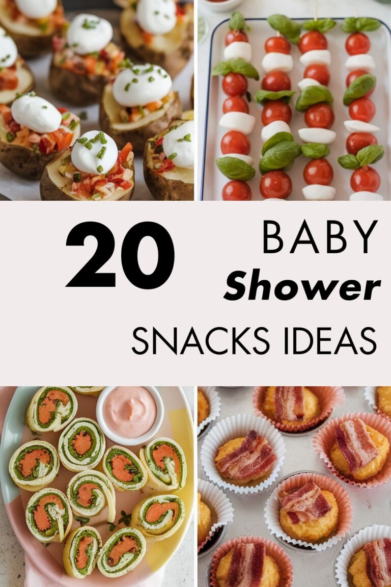 20 Baby Shower Snacks Ideas