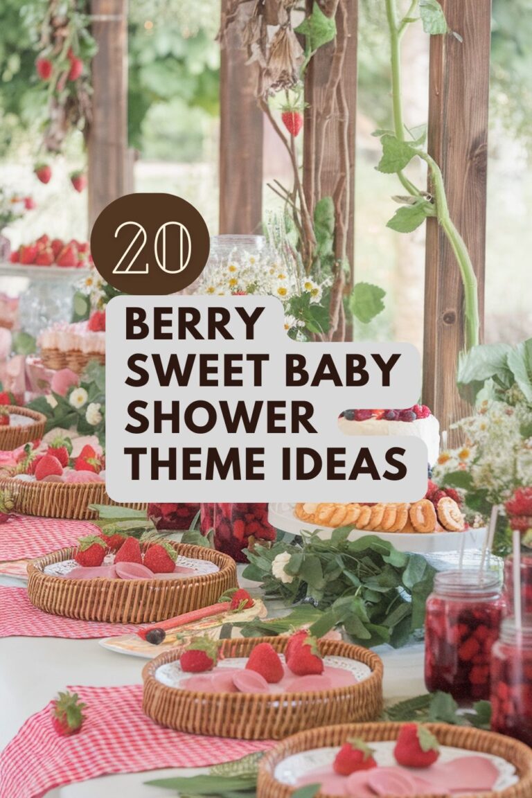 20 Berry Sweet Baby Shower Theme Ideas