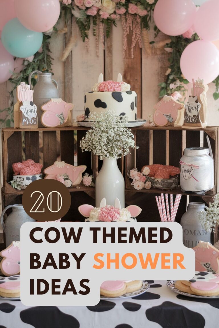 20 Cow Themed Baby Shower Ideas