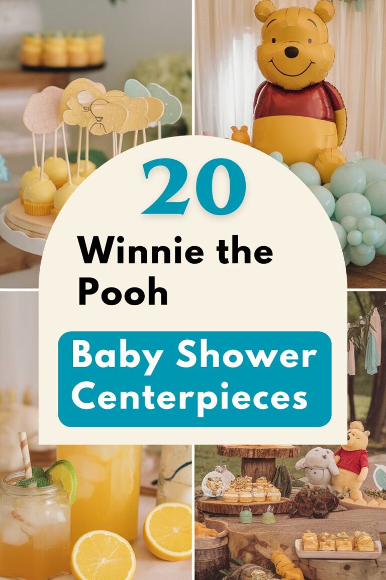 20 Dreamy Winnie the Pooh Baby Shower Centerpieces