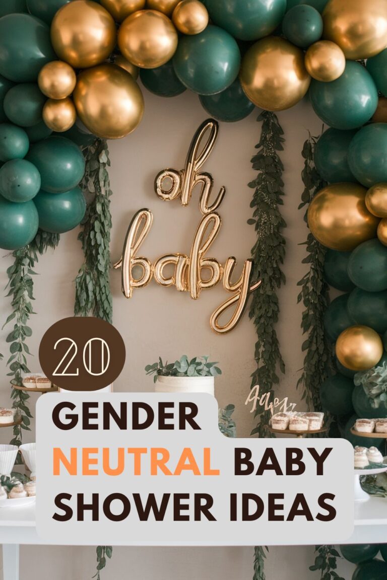 20 Gender Neutral Baby Shower Ideas