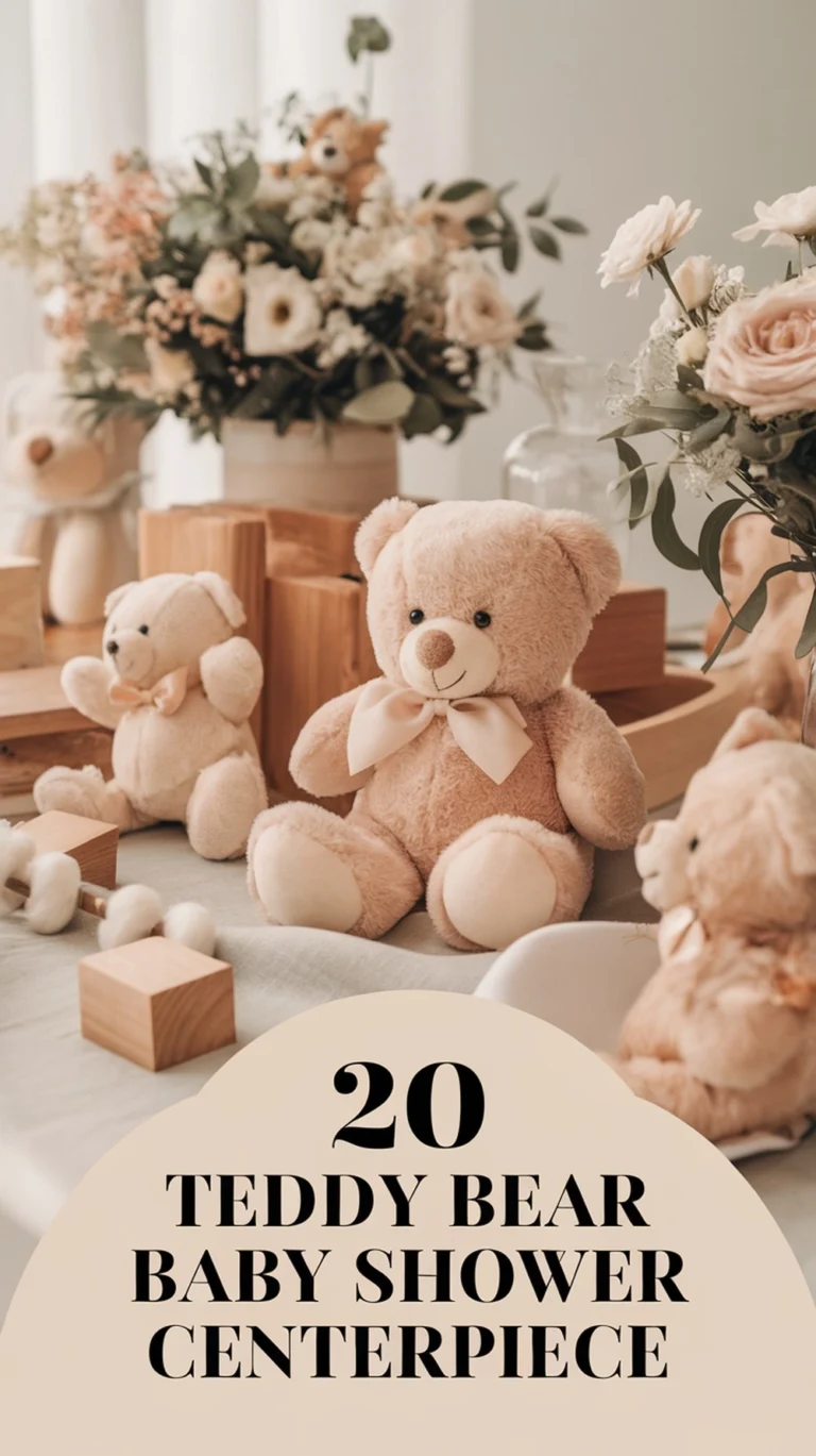20 Teddy Bear Baby Shower Centerpieces Ideas