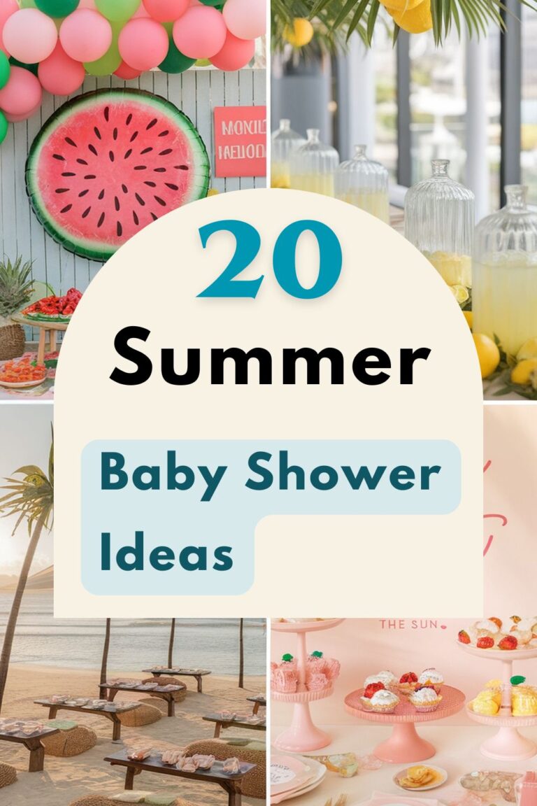 20 Unique Summer Baby Shower Ideas