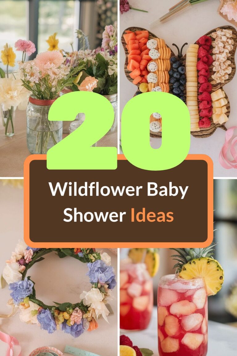 20 Wildflower Baby Shower Ideas
