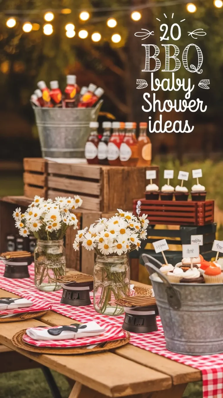20 BBQ Baby Shower Ideas
