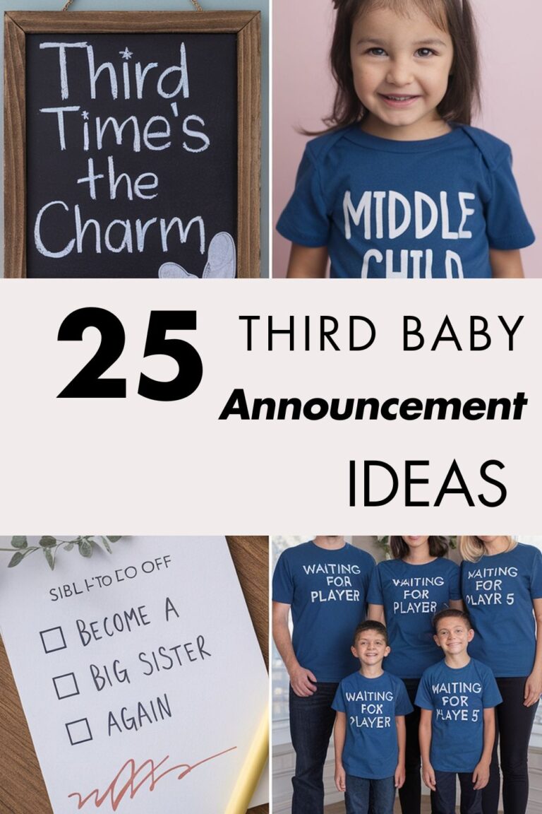 25 Third Baby Announcement Ideas