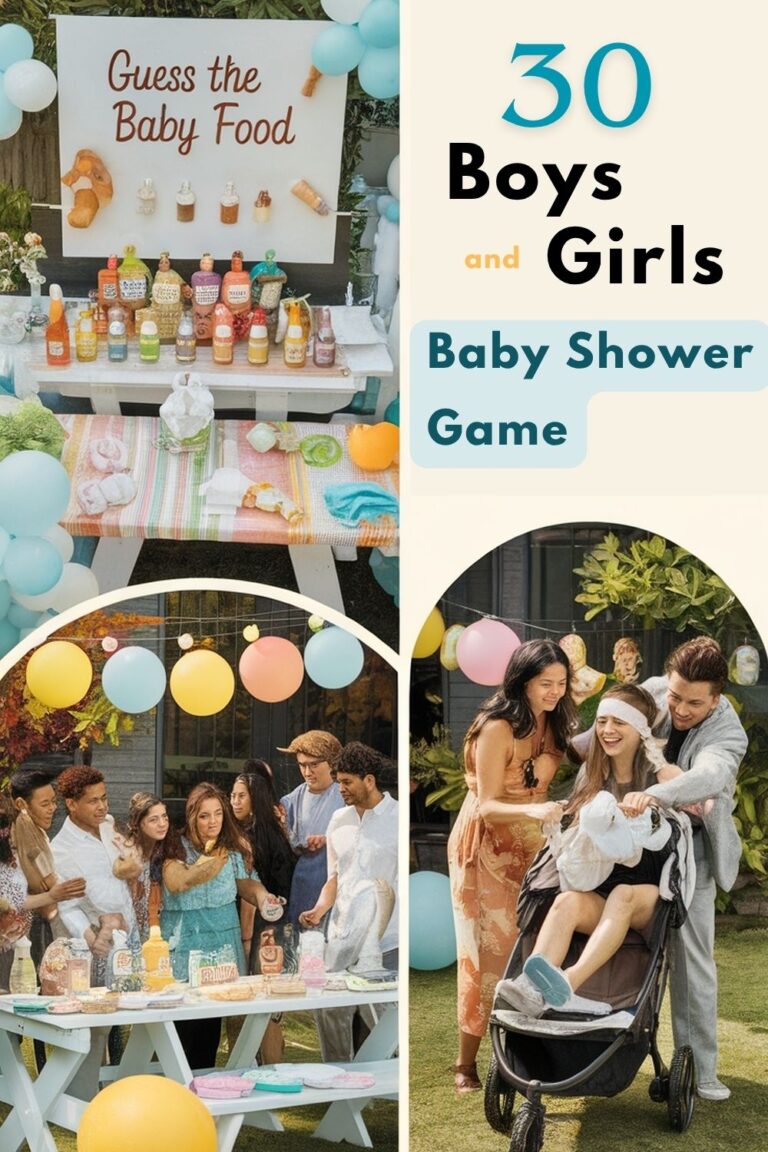 30 Baby Shower Game Ideas For Boys and Girls