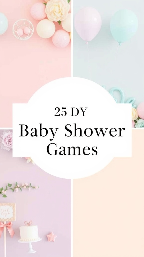 25 Diy Baby Shower Game Ideas