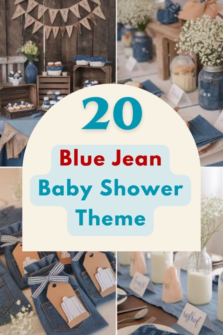 20 Creative Ideas for a Blue Jean Baby Shower Theme