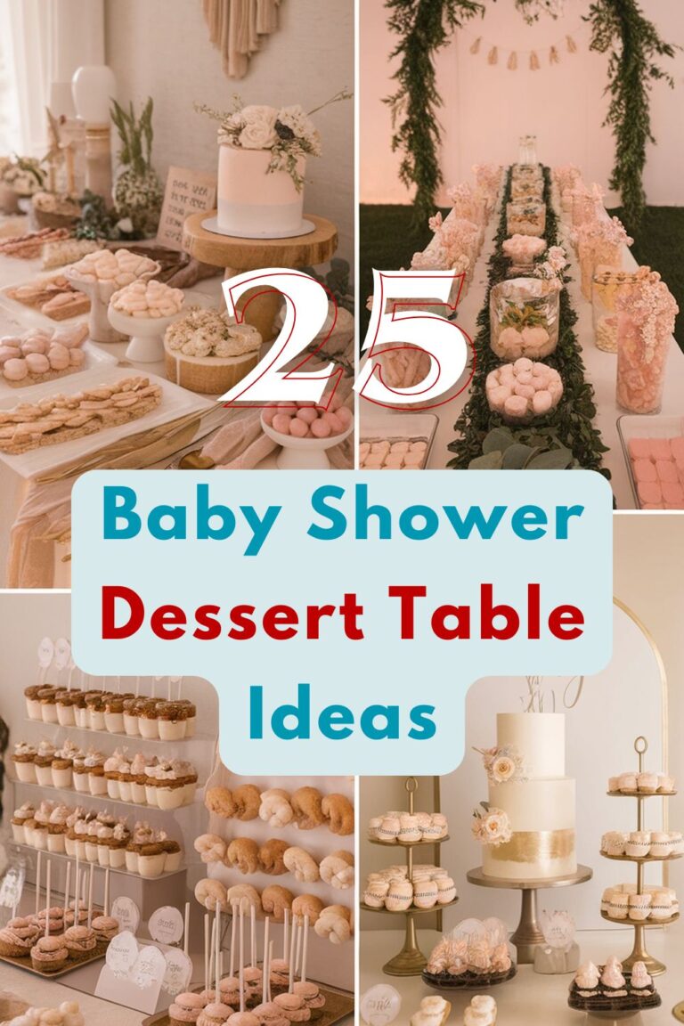 25 Baby Shower Dessert Table Ideas to Delight Your Guests