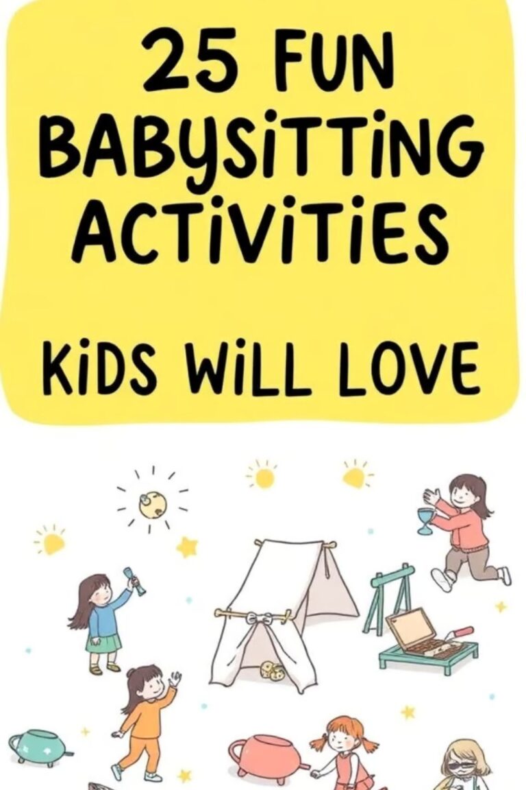 25 Babysitting Activities That Keep Kids Happy and Engaged
