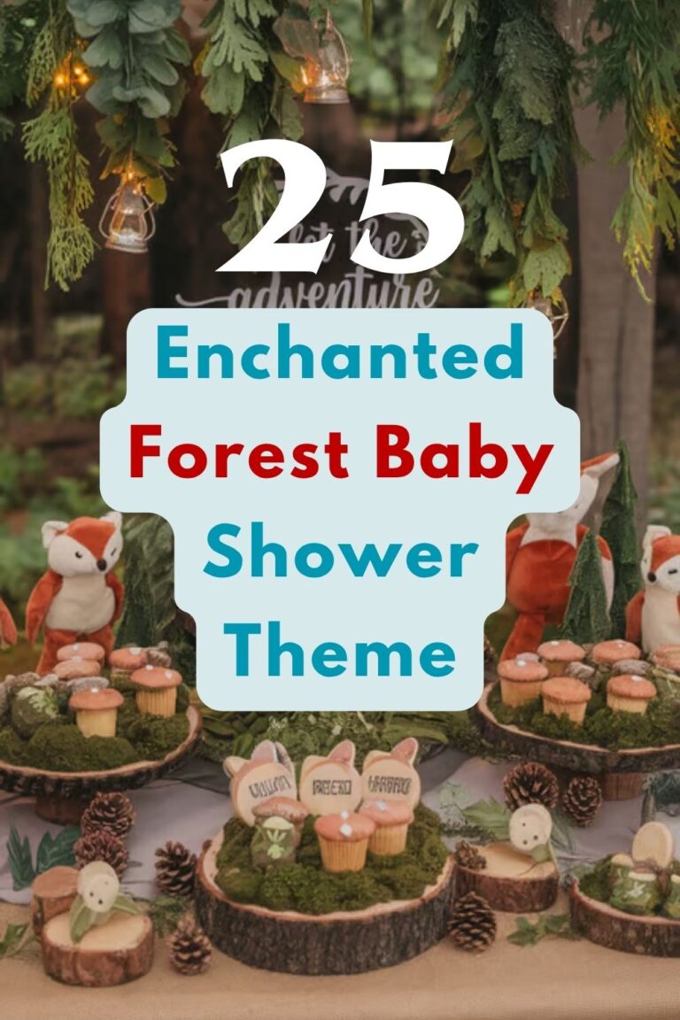 25 Enchanted Forest Baby Shower Theme (Woodland Baby Shower)