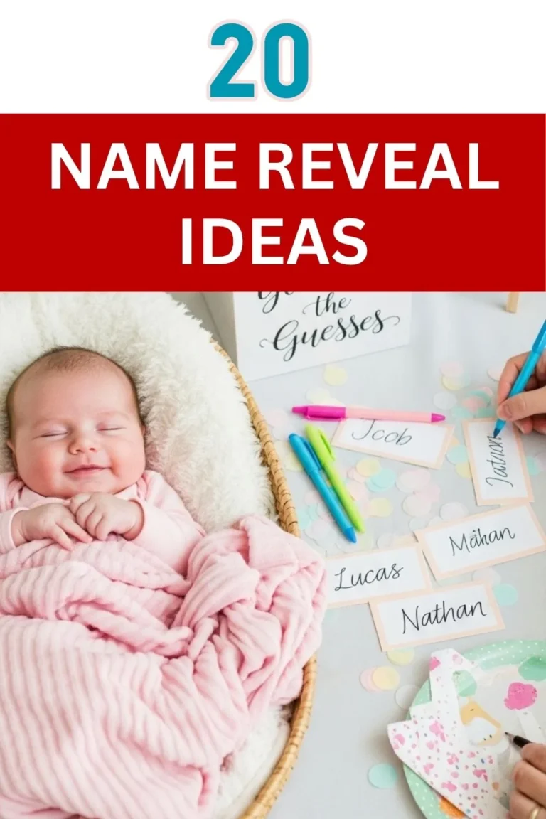 20 Name Reveal Ideas | Name Announcement Party