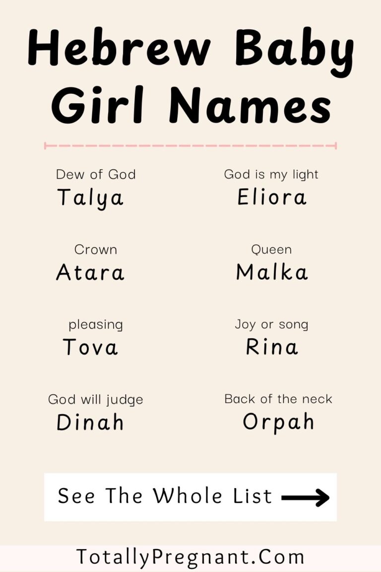 100+ *Unique* Hebrew Baby Girl Names