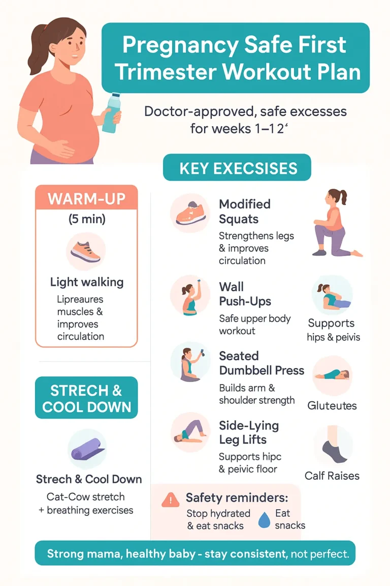 The Best Pregnancy Safe First Trimester Workout Plan + Essentials Every New Mom Should Know