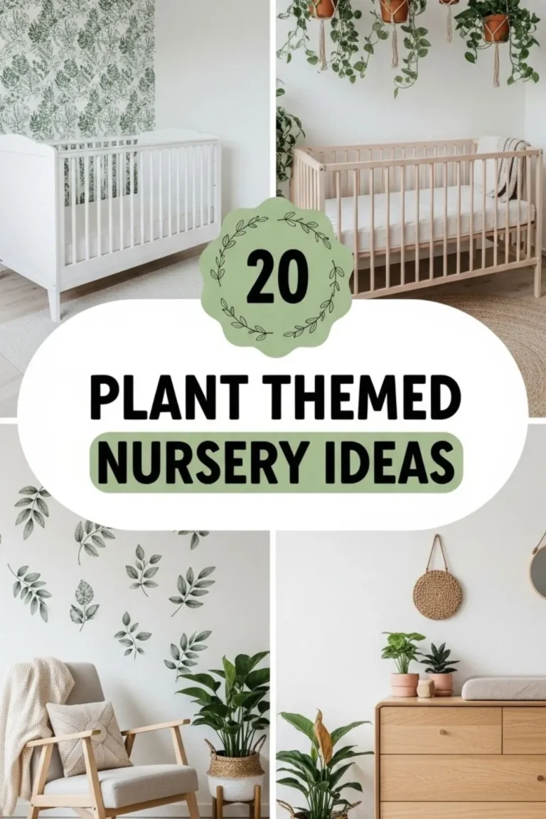 20 Floral Nursery Decor Ideas (Plant Themed Nursery)