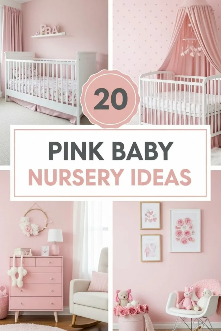 20 Pretty Pink Nursery Inspiration