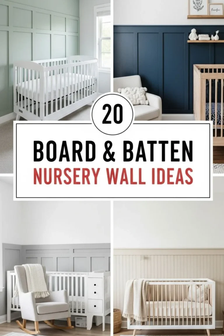 20 Board and Batten Nursery Wall Ideas