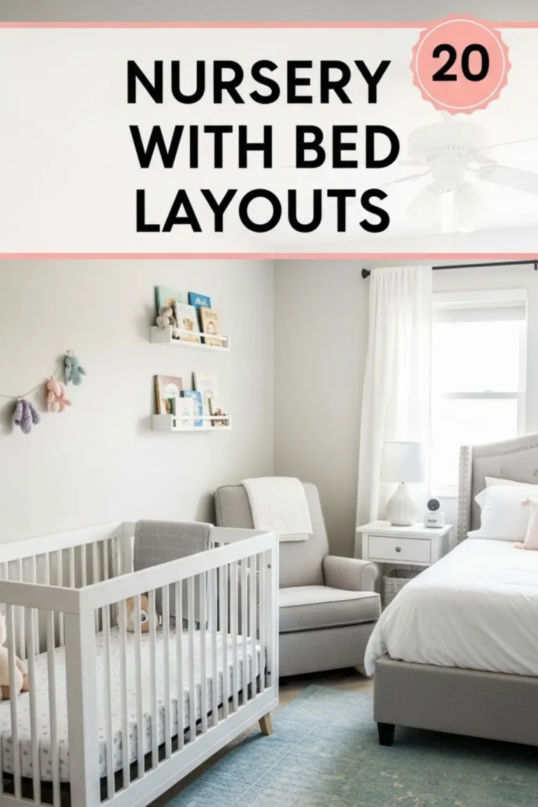 20 Best Nursery with Bed for Mom Ideas (Practical & Cozy Setups)