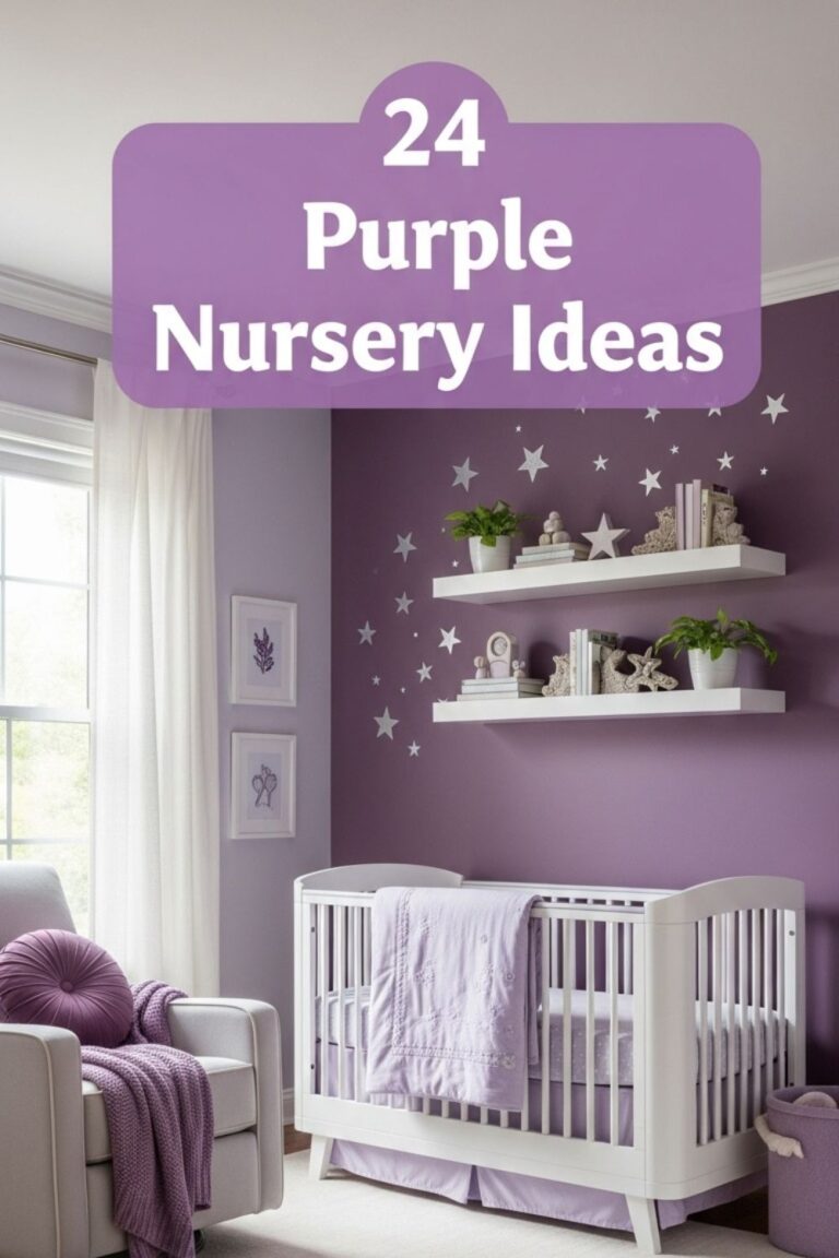 23 Purple Nursery Ideas for a Calm and Playful Space