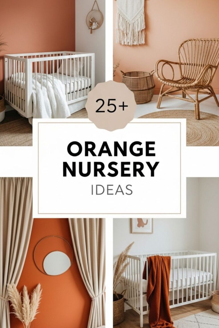 25+ Orange Nursery Ideas