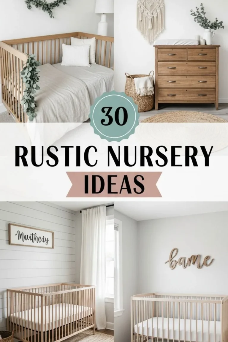 30 Rustic Nursery Ideas