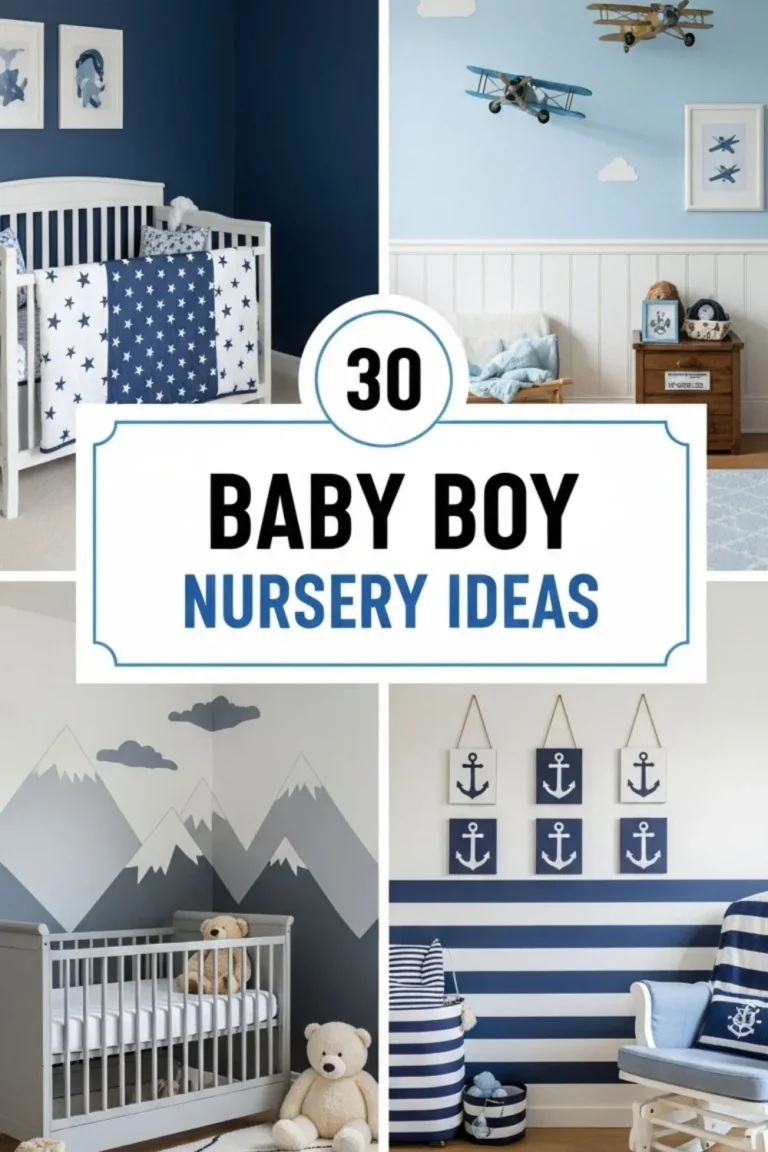 30 Baby Boy Nursery Ideas