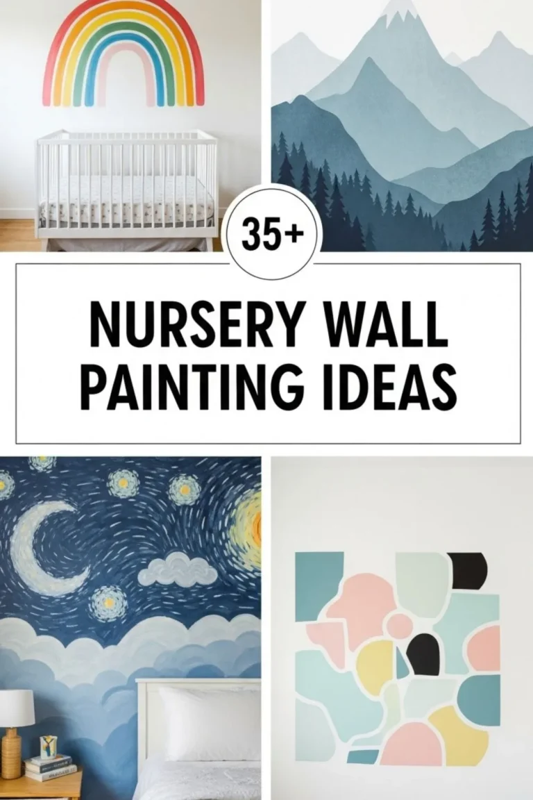 35+ Gorgeous Nursery Painting Ideas