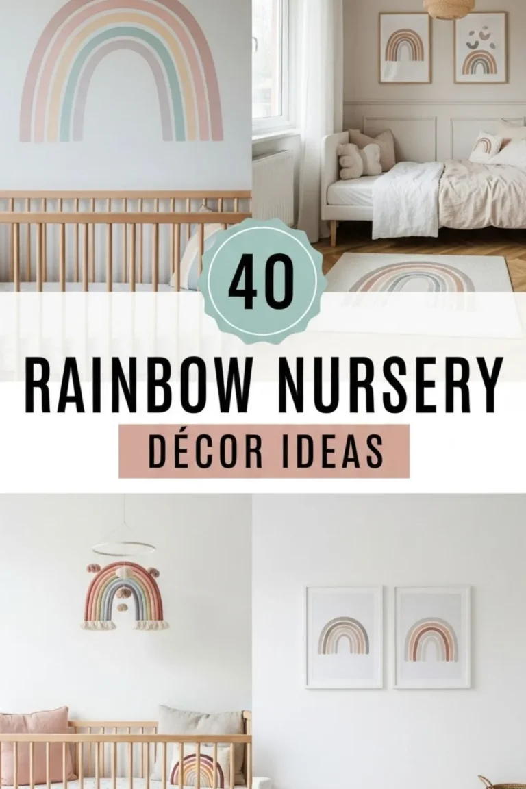 40 Rainbow Nursery Décor Ideas to Brighten Your Baby’s Room