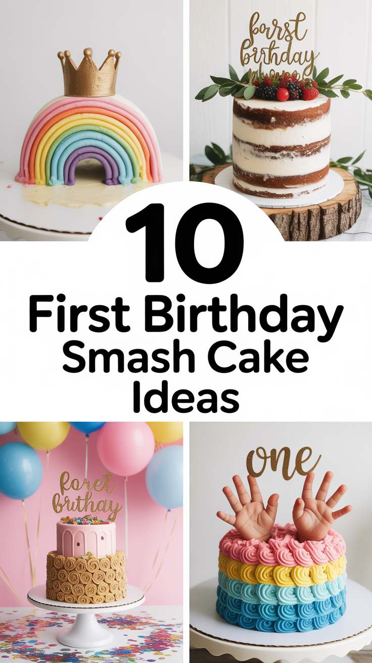 10 Smash Cake Ideas to Help You Celebrate Baby’s First Birthday