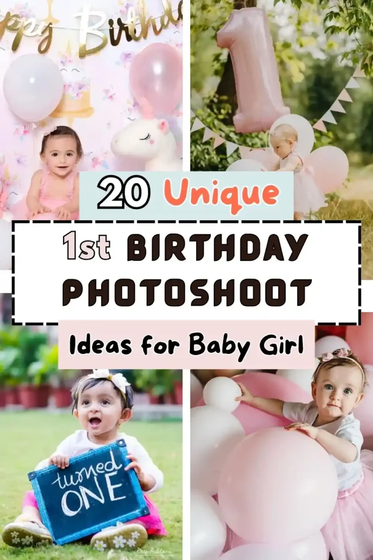 20 1st Birthday Photoshoot Ideas for Baby Girl