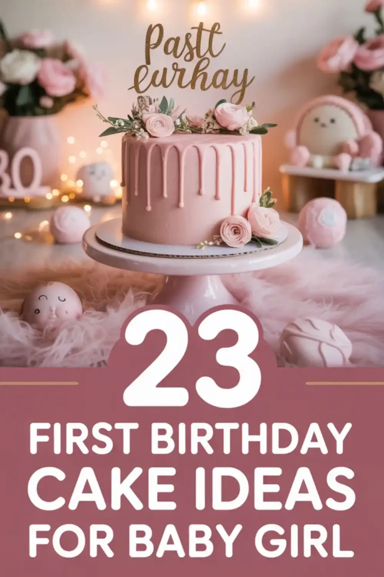 23 Adorable First Birthday Cake Ideas for Baby Girl