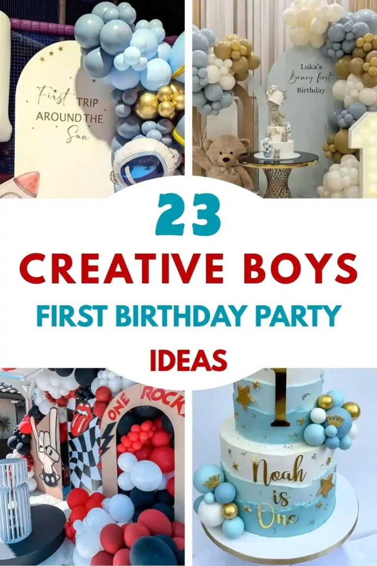 23 Creative Boys First Birthday Party Ideas