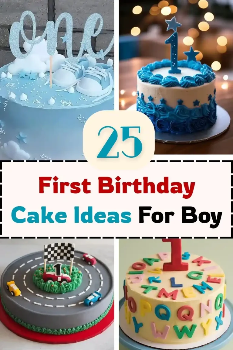 25 Adorable Birthday Cake Ideas for One Year Old Boy