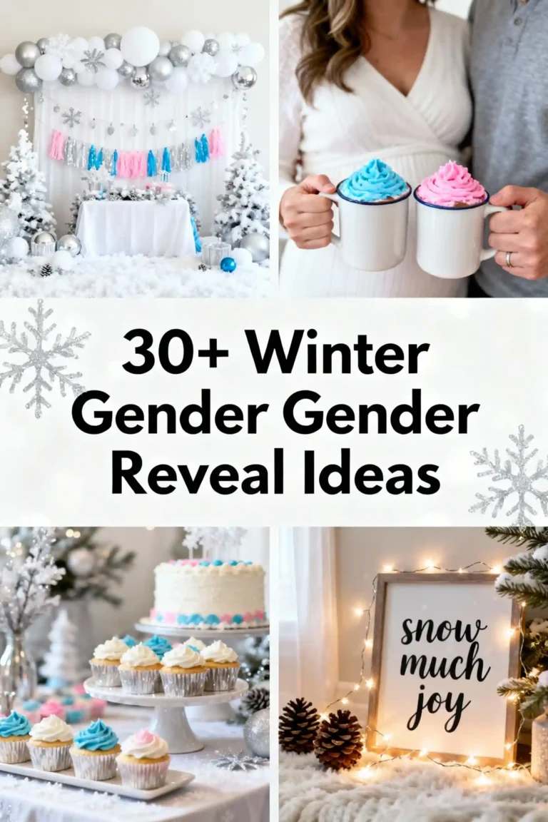 30+ Winter Gender Reveal Ideas