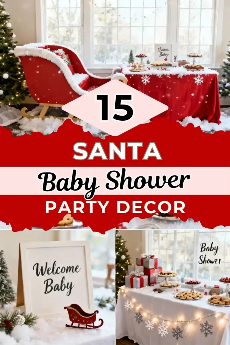 15 Santa Baby Shower Theme Ideas