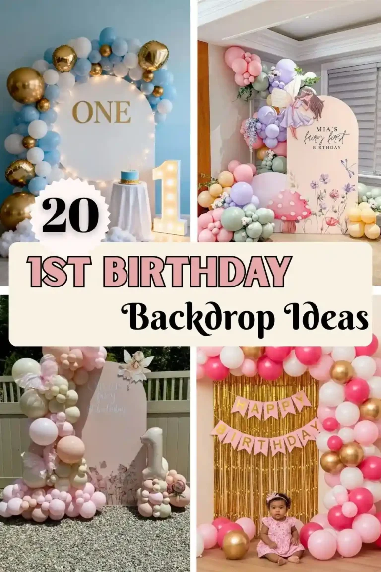 20 First Birthday Backdrop Ideas