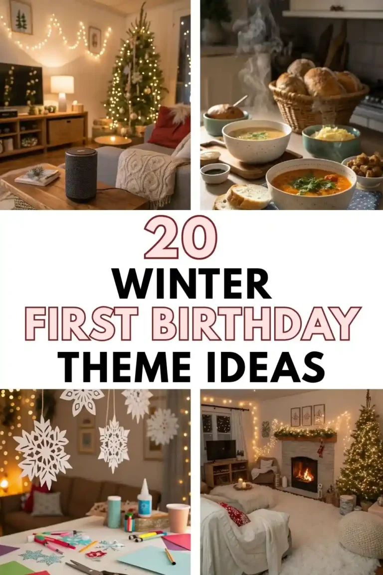 20 Cozy Winter First Birthday Ideas