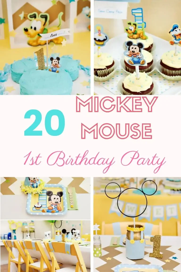 20 Mickey Mouse 1st Birthday Party ideas