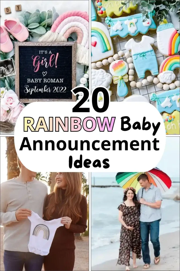 20 Rainbow Baby Announcement Ideas