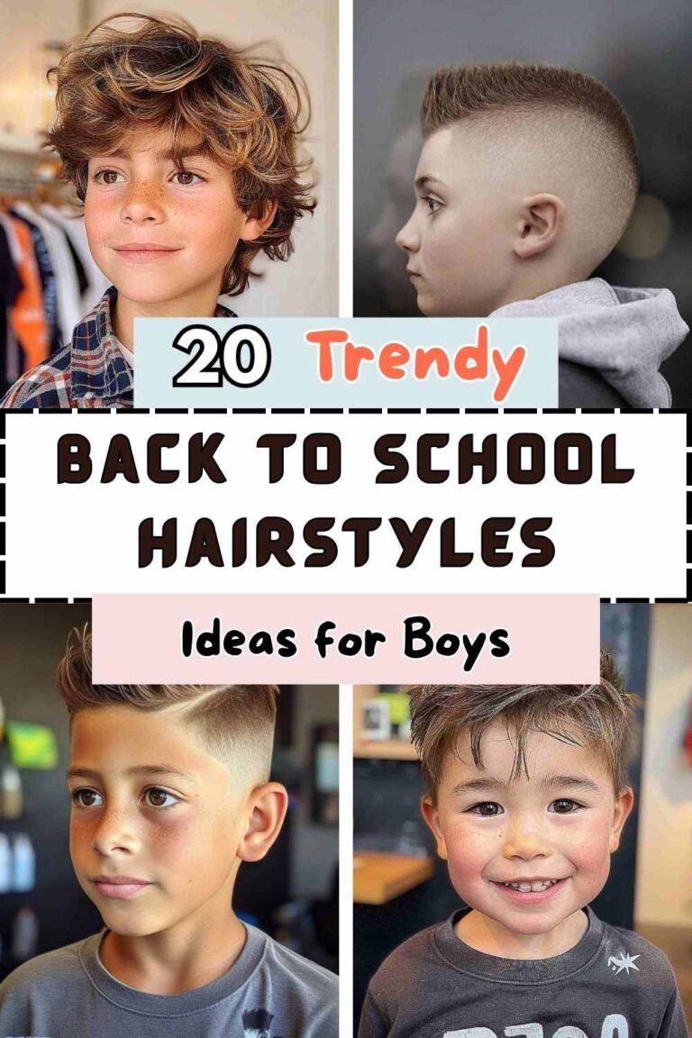 20 Trendy Boys Haircuts for School in 2025