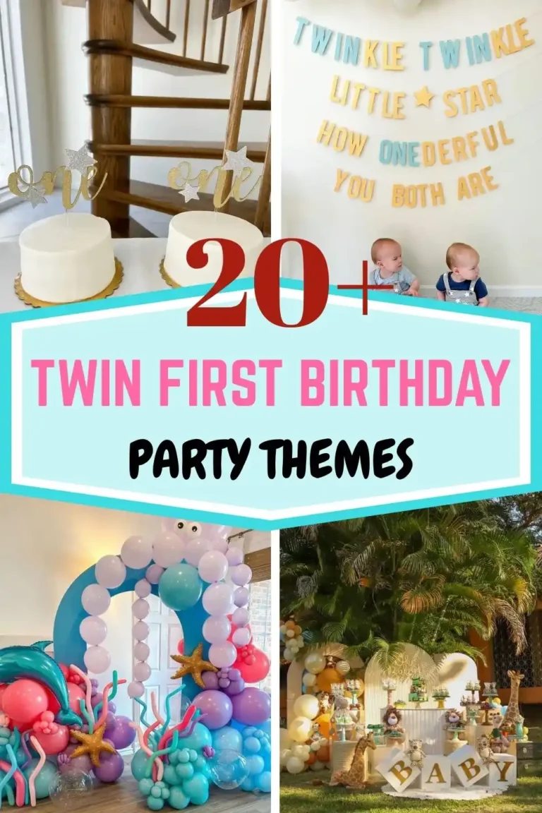 20+ Twin First Birthday Party Themes