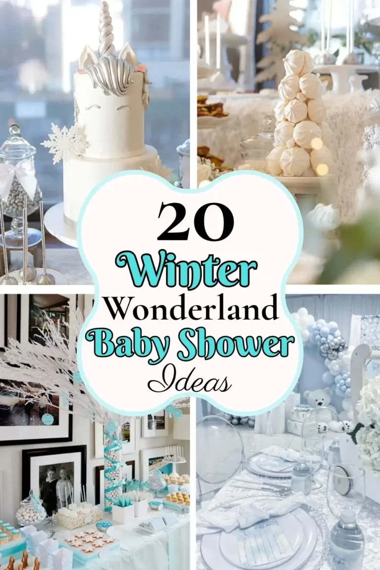 20 Winter Wonderland Baby Shower Ideas